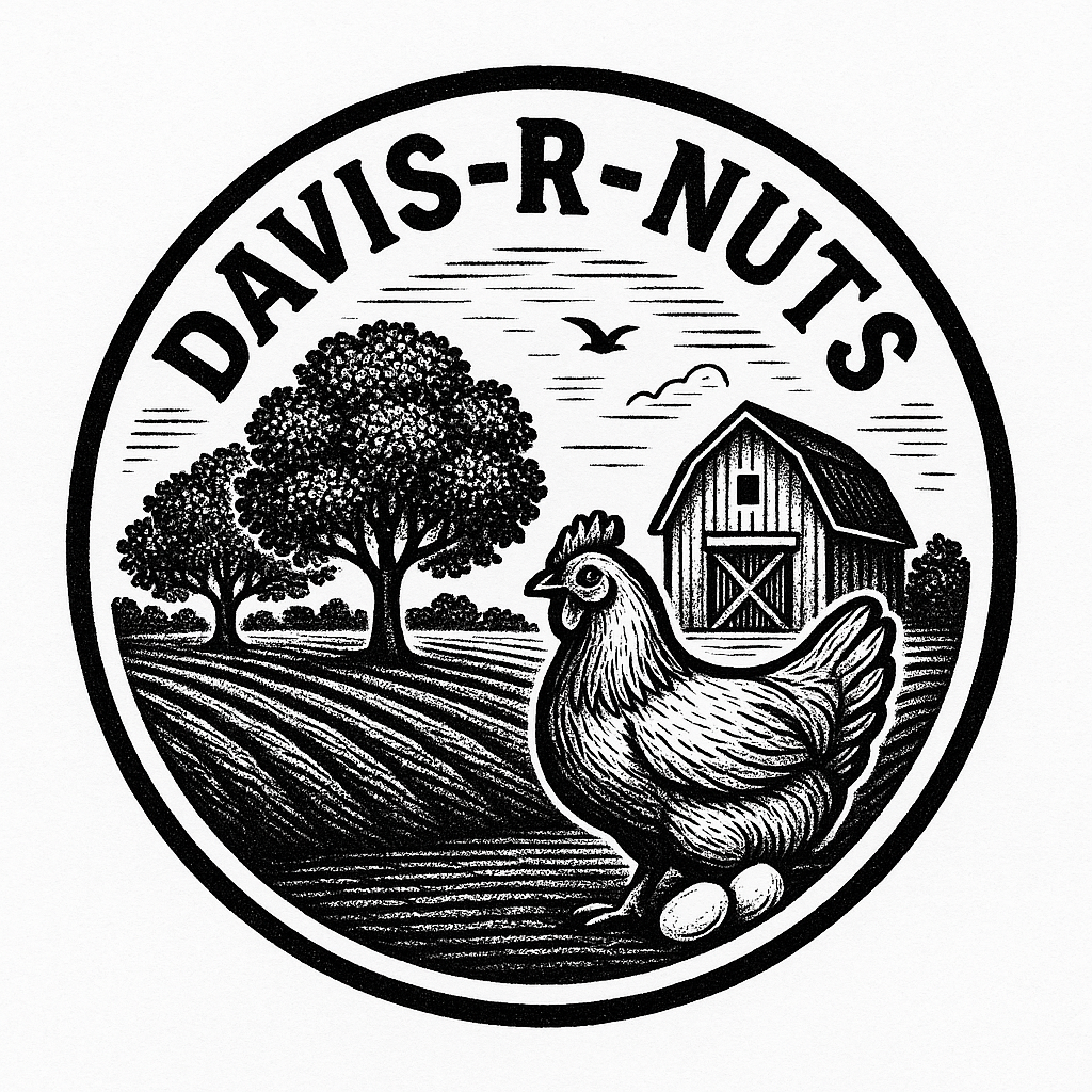 Davis R Nuts Family Farm logo